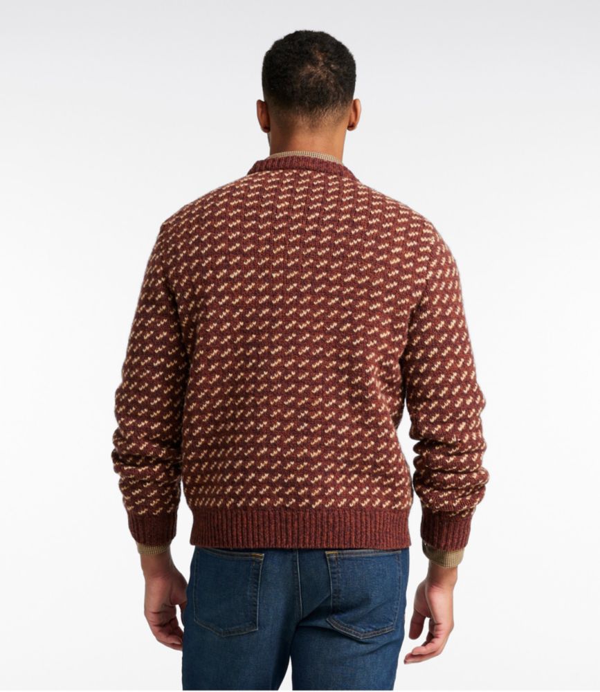 Men's Bean's Classic Ragg Wool Sweater, Crewneck, Bird's-Eye