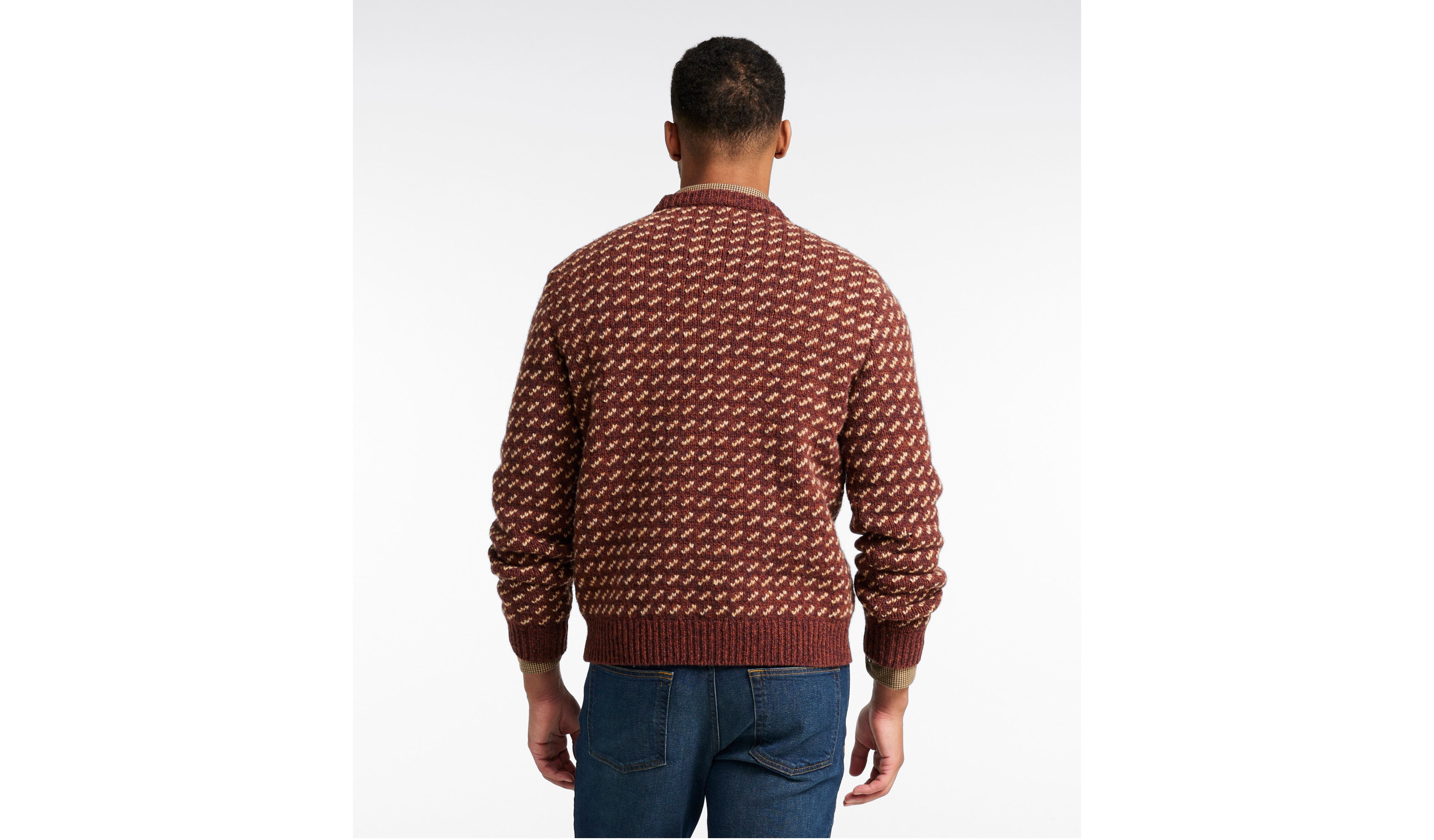 Men's Bean's Classic Ragg Wool Sweater, Crewneck, Bird's-Eye
