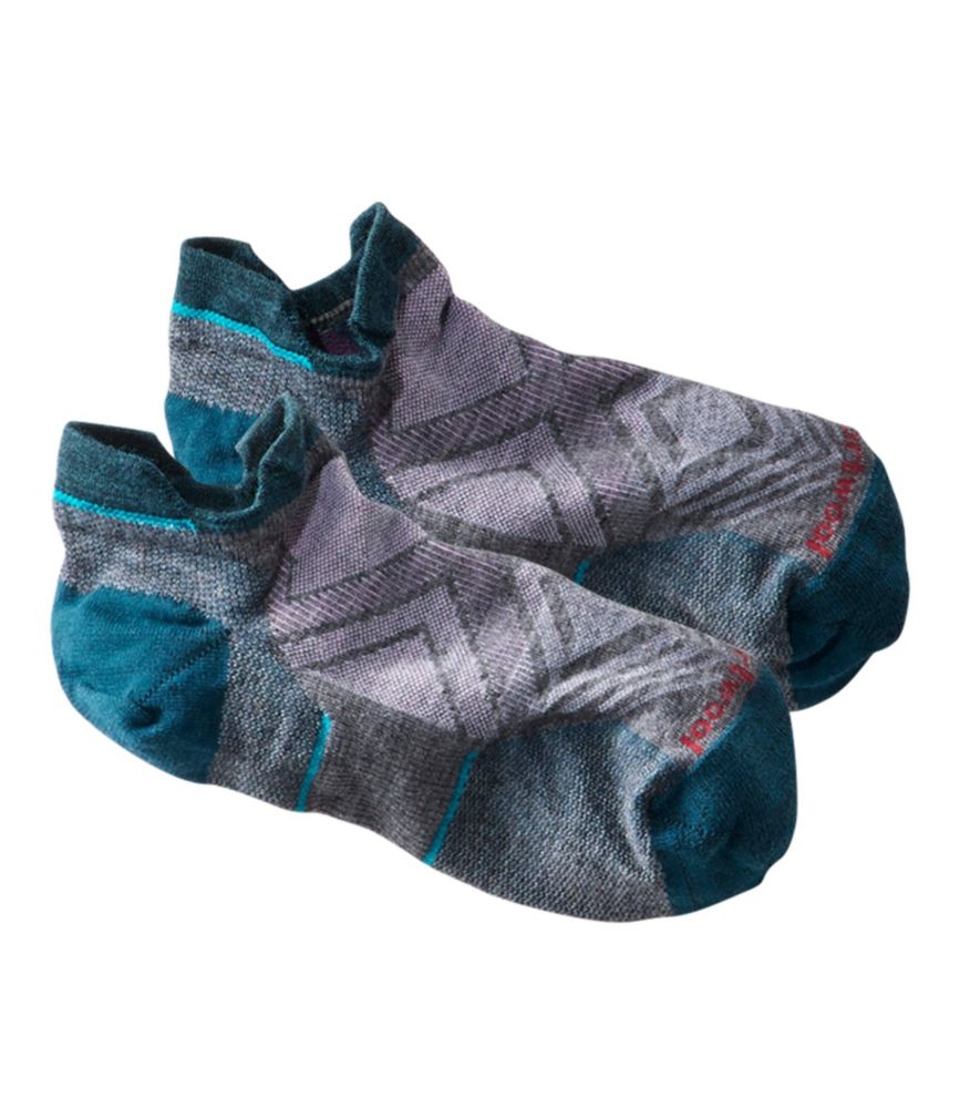Women's Smartwool Run Zero Cushion Low Ankle Socks Socks at L.L.Bean