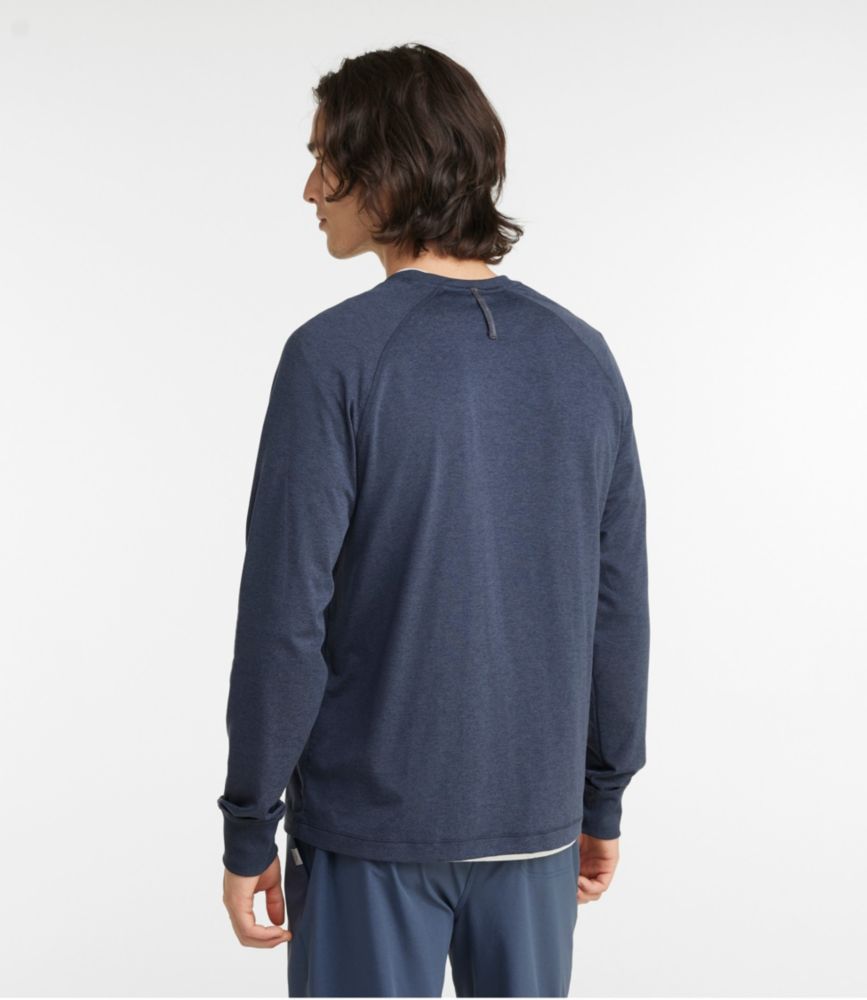 Men's VentureSoft Henley, Dark Pine Marl, small image number 3