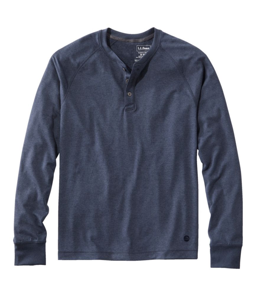 Men's VentureSoft Henley, Carbon Navy Marl, small image number 1