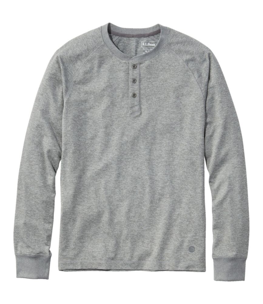 Men's VentureSoft Henley, Platinum Marl, small image number 1