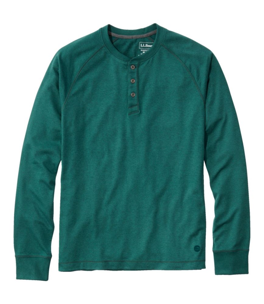 Men's VentureSoft Henley, Dark Pine Marl, small image number 1