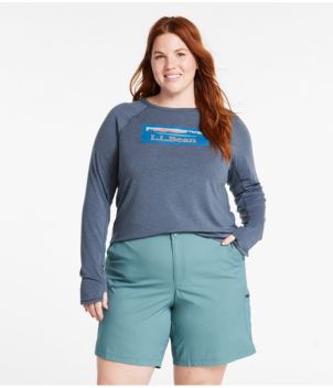 Women's Everyday SunSmart® Tee, Crewneck Long-Sleeve Graphic