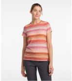 Women's Everyday SunSmart™ Tee, Short-Sleeve Stripe