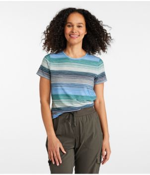 Women's Everyday SunSmart® Tee, Short-Sleeve Stripe