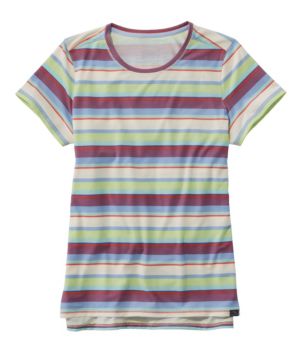 Women's Everyday SunSmart® Tee, Short-Sleeve Stripe