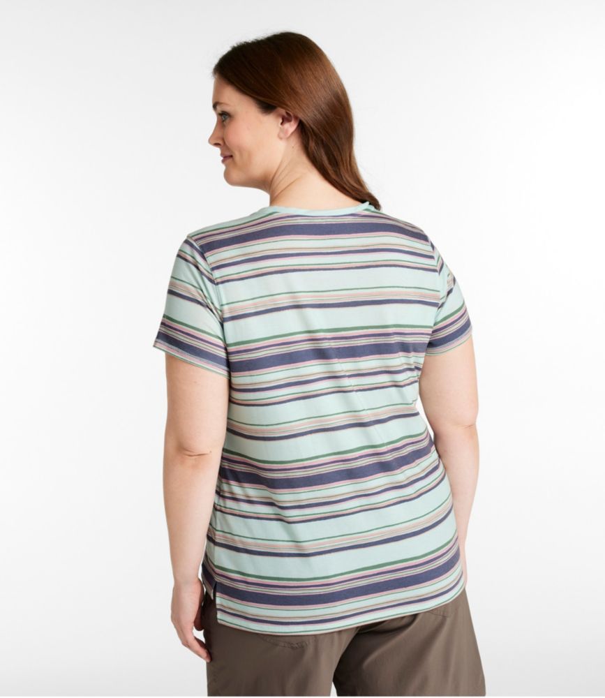 Women's Everyday SunSmart® Tee, Short-Sleeve Stripe