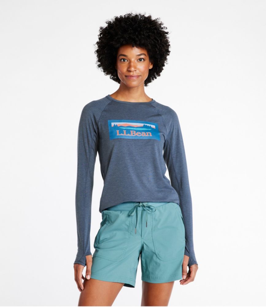 Women's Everyday SunSmart® Tee, Crewneck Long-Sleeve Graphic