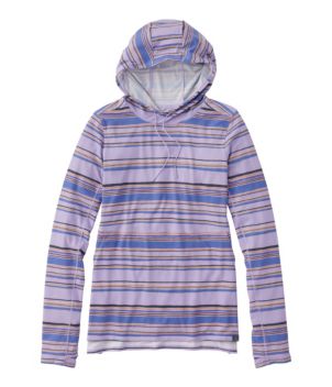Women's Everyday SunSmart® Hooded Pullover, Long-Sleeve Stripe