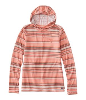 Women's Everyday SunSmart® Hooded Pullover, Long-Sleeve Stripe