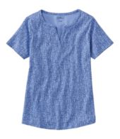 Women's Beyond Soft V-Neck Tee, Short-Sleeve Print