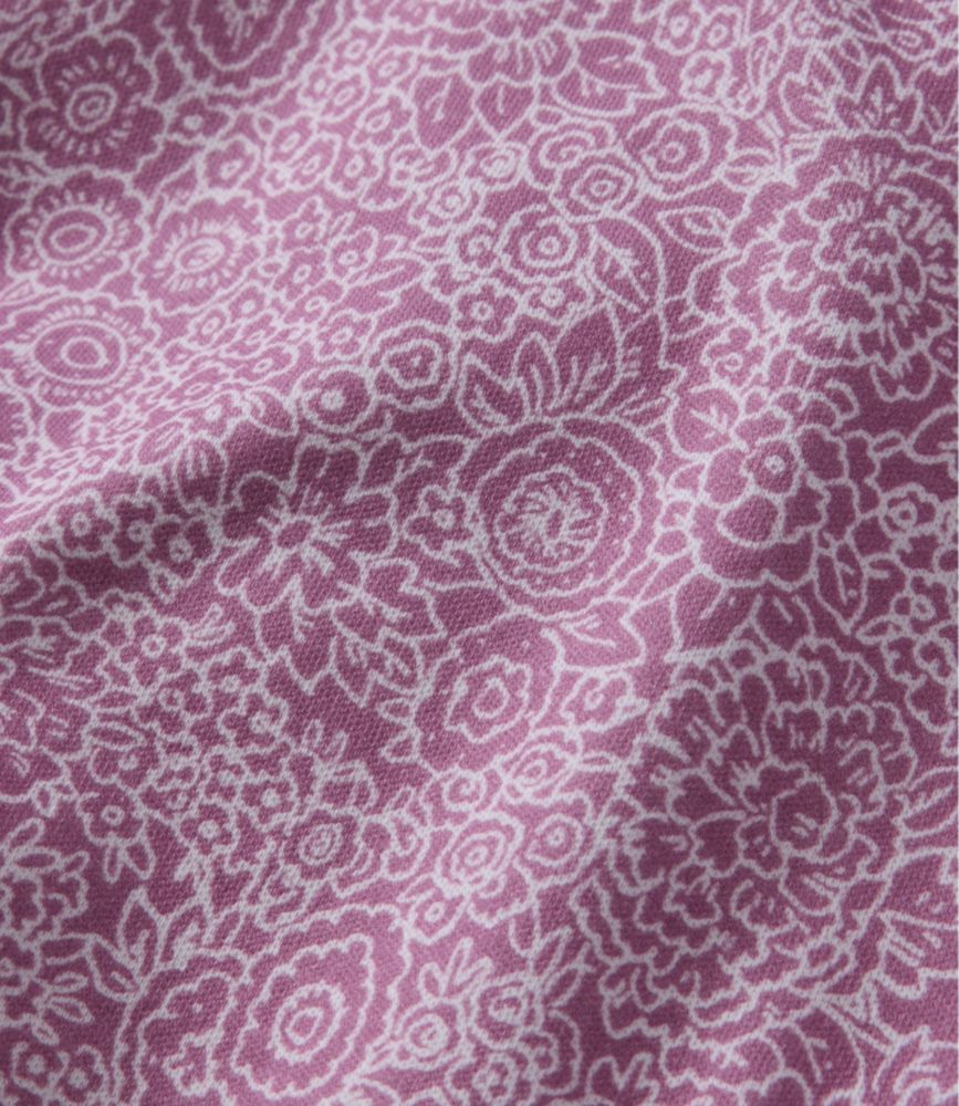 Women's L.L.Bean Tee, Short-Sleeve Notch-Neck Print
