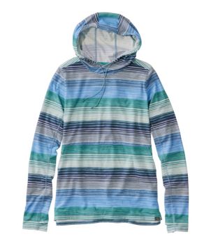 Women's Everyday SunSmart® Hooded Pullover, Long-Sleeve Stripe