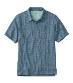 Men's Lakewashed® Organic Cotton Polo, Short-Sleeve, Print