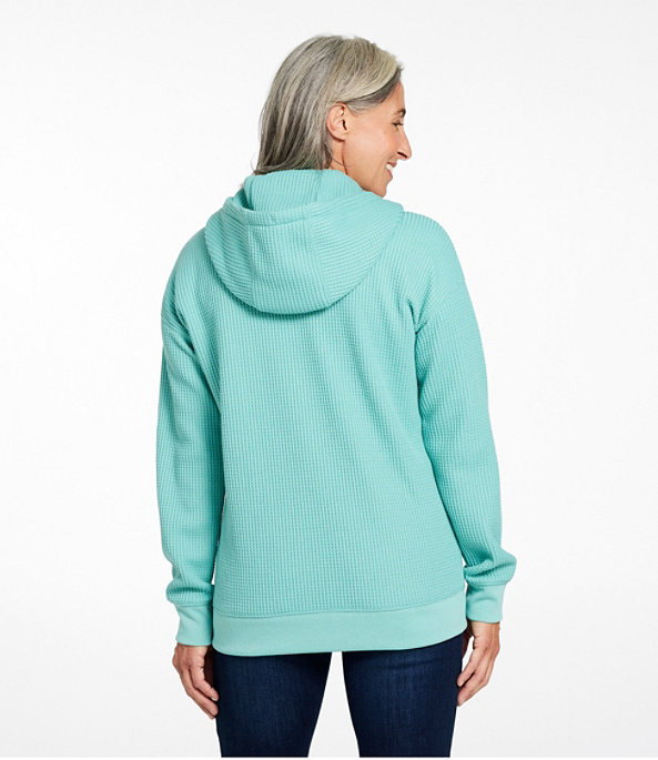 Women's Birchwood Brushed Waffle Hoodie Full-Zip Sweatshirt