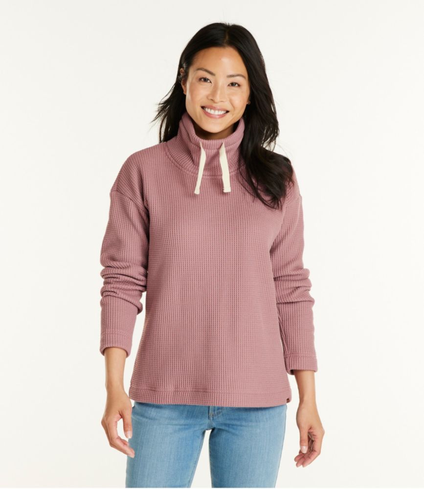 Women's Birchwood Brushed Waffle Funnelneck, , small image number 1