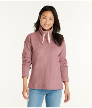 Women's Birchwood Brushed Waffle Funnelneck