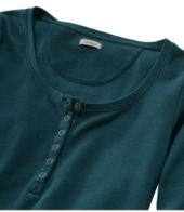 Women's Unshrinkable Mini-Waffle Tee, Long-Sleeve Crewneck at L.L. Bean