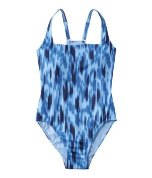 Women's Shaping Swimwear, Blouson Tanksuit Print