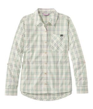 Women's Everyday SunSmart® Woven Shirt Long-Sleeve, Plaid