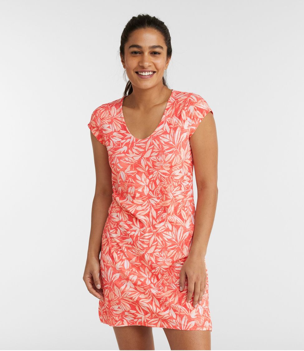 Women's SunSmart® UPF 50+ Cover-Up Dress, Print at L.L. Bean