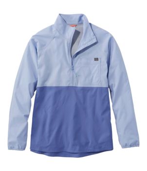 Women's Everyday SunSmart® Woven Shirt, Quarter-Zip Pullover Colorblock