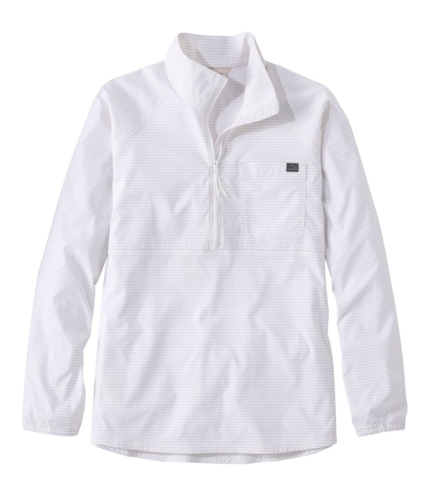 Women's Everyday SunSmart® Woven Shirt, Quarter-Zip Pullover Colorblock