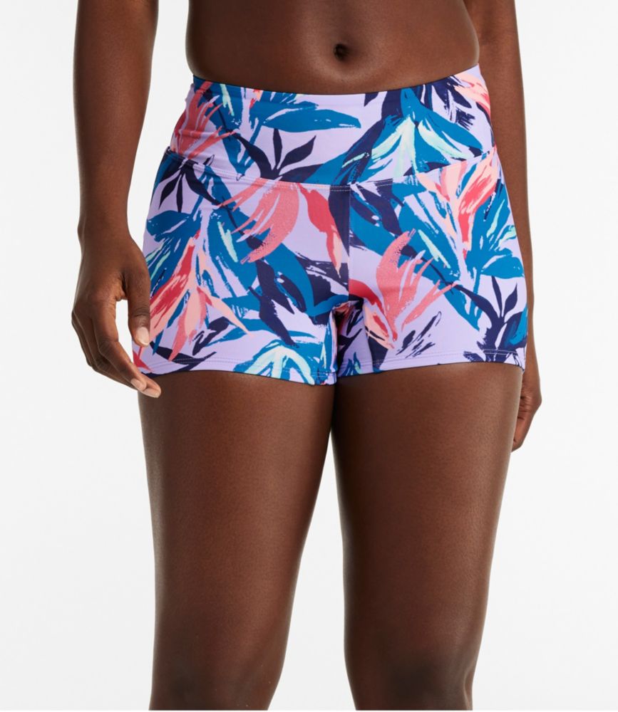 Women's New Currents Swimwear, Swim Shorts Print, French Lilac Feather Fern, small image number 2