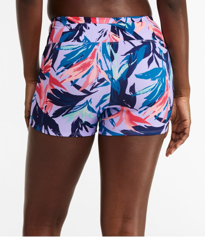 Women's New Currents Swimwear, Swim Shorts Print, French Lilac Feather Fern, small image number 3