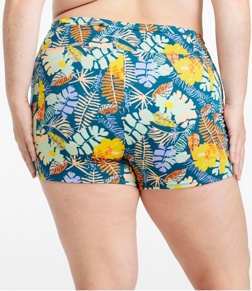 Women's New Currents Swimwear, Swim Shorts Print, French Lilac Feather Fern, small image number 2