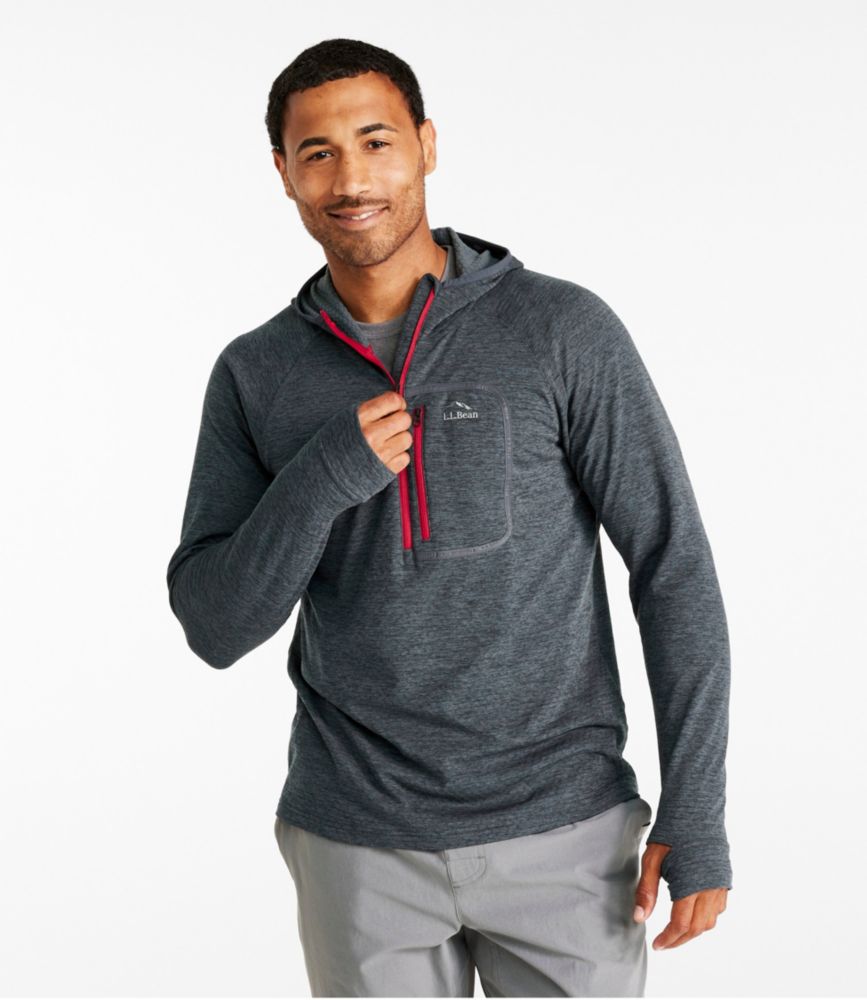 Men's Adventure Grid Fleece, Hooded Half-Zip, , small image number 2