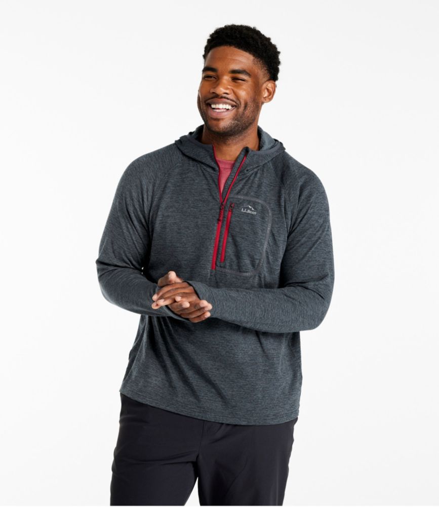 Men's Adventure Grid Fleece, Hooded Half-Zip, , small image number 4