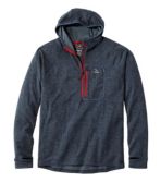 Men's Adventure Grid Fleece, Hooded Half-Zip