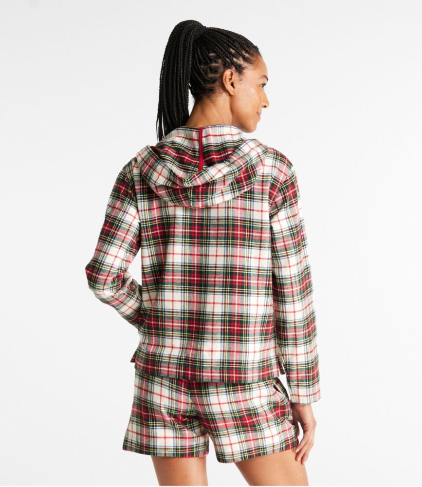 Women's Scotch Plaid Flannel Sleep Top, Rob Roy, small image number 3