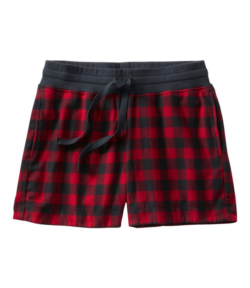 Women s Scotch Plaid Flannel Sleep Shorts