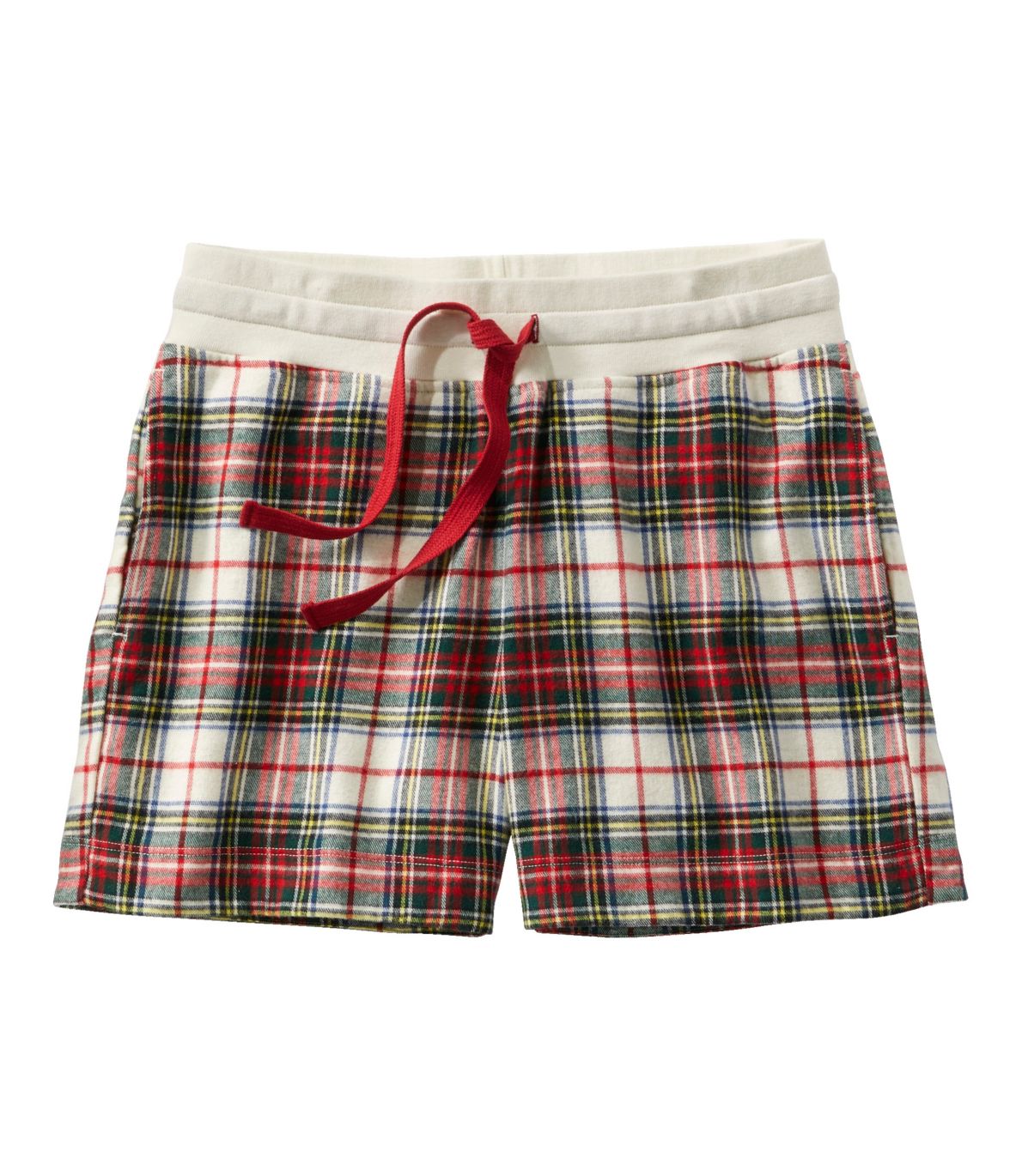 Women's Scotch Plaid Flannel Sleep Shorts