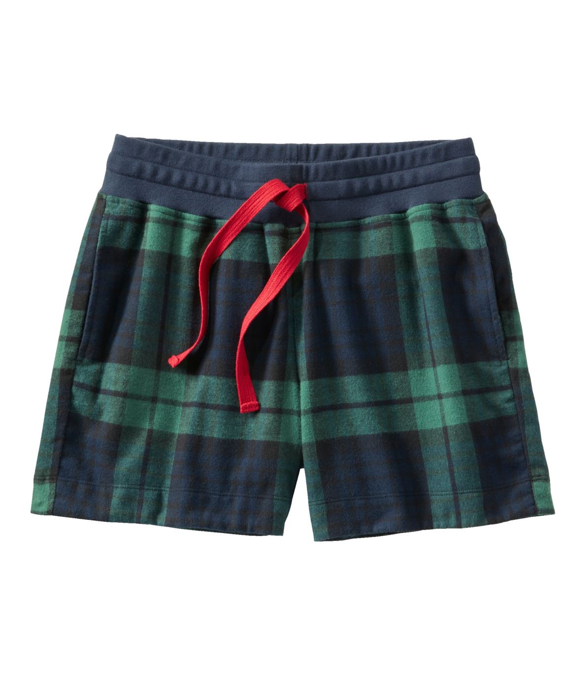Women's Scotch Plaid Flannel Sleep Shorts