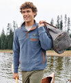 Tumbled Sherpa Fleece Pullover, Platinum, small image number 5