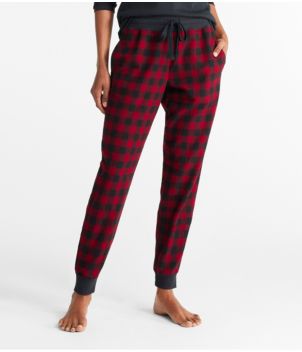 Women's Scotch Plaid Flannel Sleep Joggers