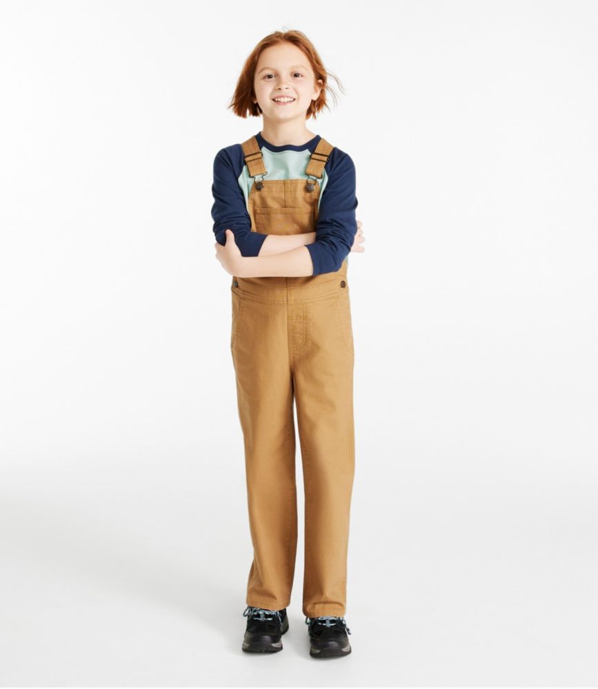 Kids' Rugged Utility Overalls, Marsh Brown, small image number 3