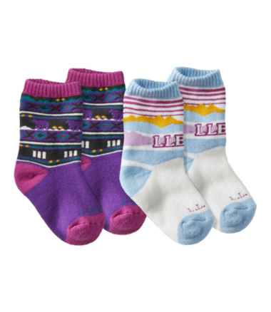 Toddlers' Katahdin Socks, Two-Pack