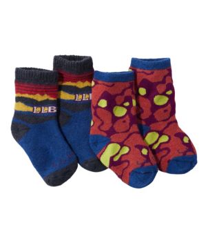 Toddlers' Katahdin Socks, Two-Pack