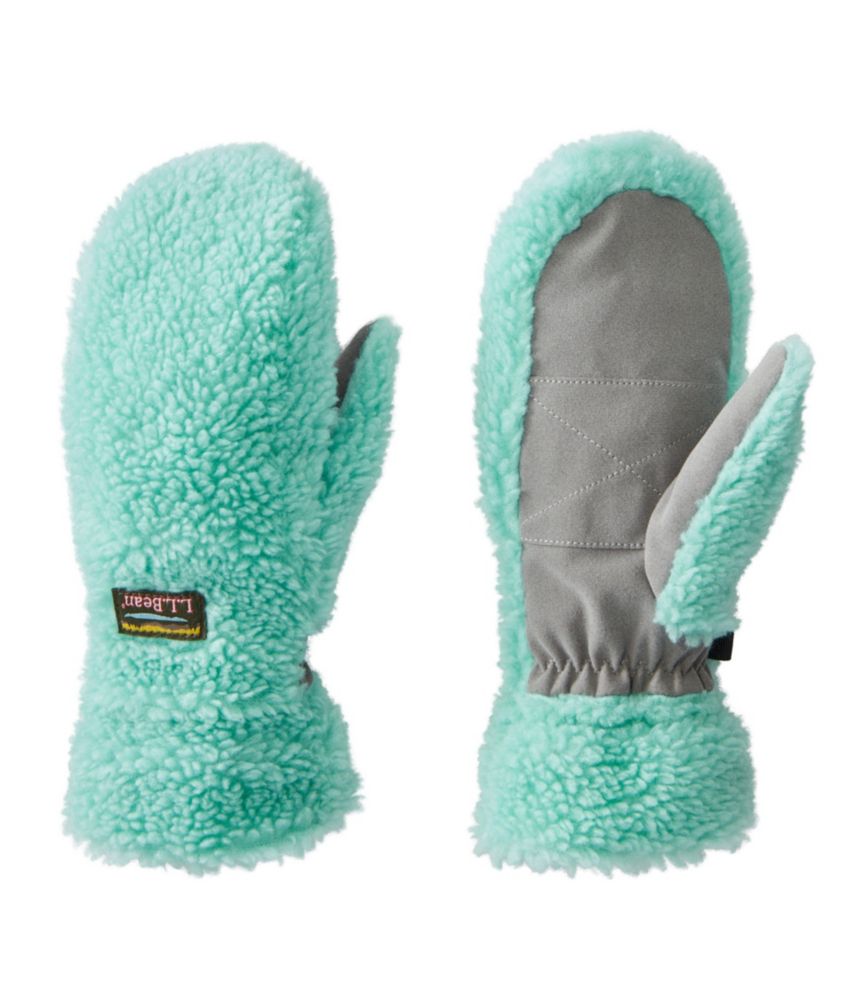 Kids' Sherpa Mittens, Soft Juniper, small image number 1