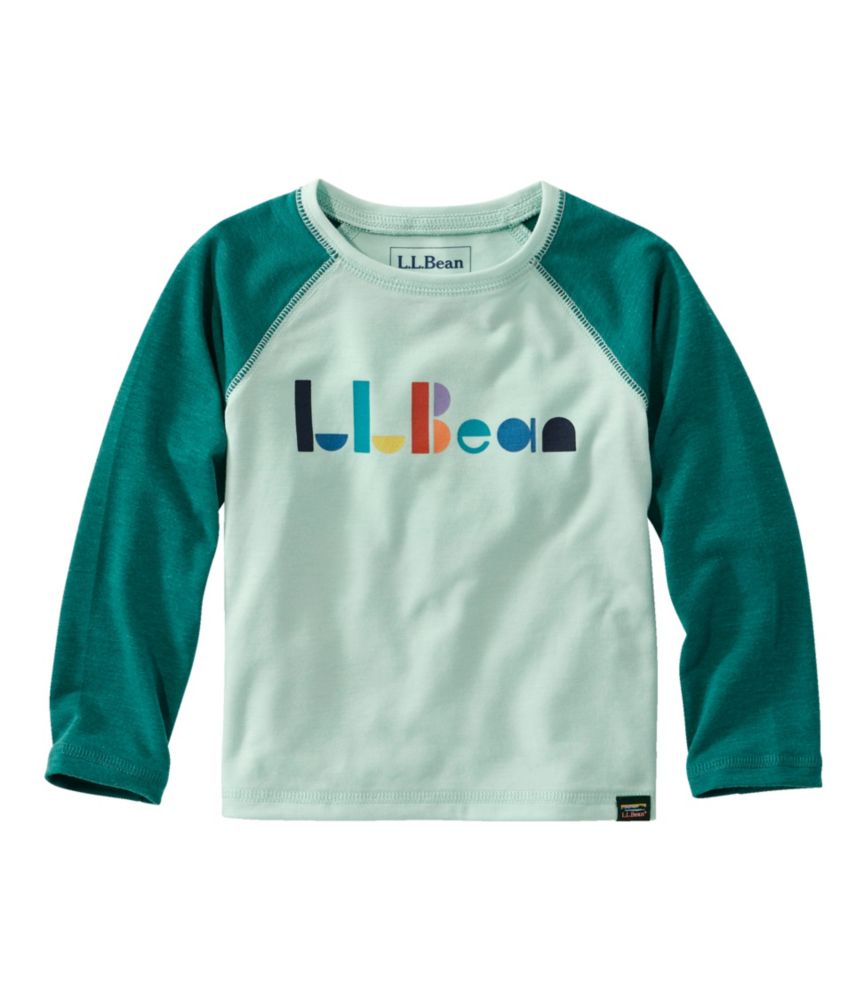 Toddlers' Everyday SunSmart® Tee, Long-Sleeve, Cool Sea Blue L.L.Bean, small image number 1