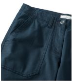 Women's Signature Cotton/TENCEL Utility Pants, Mid-Rise Wide-Leg Ankle-Length