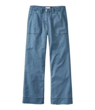 Women's Signature Utility Pants, Mid-Rise Wide-Leg Ankle-Length