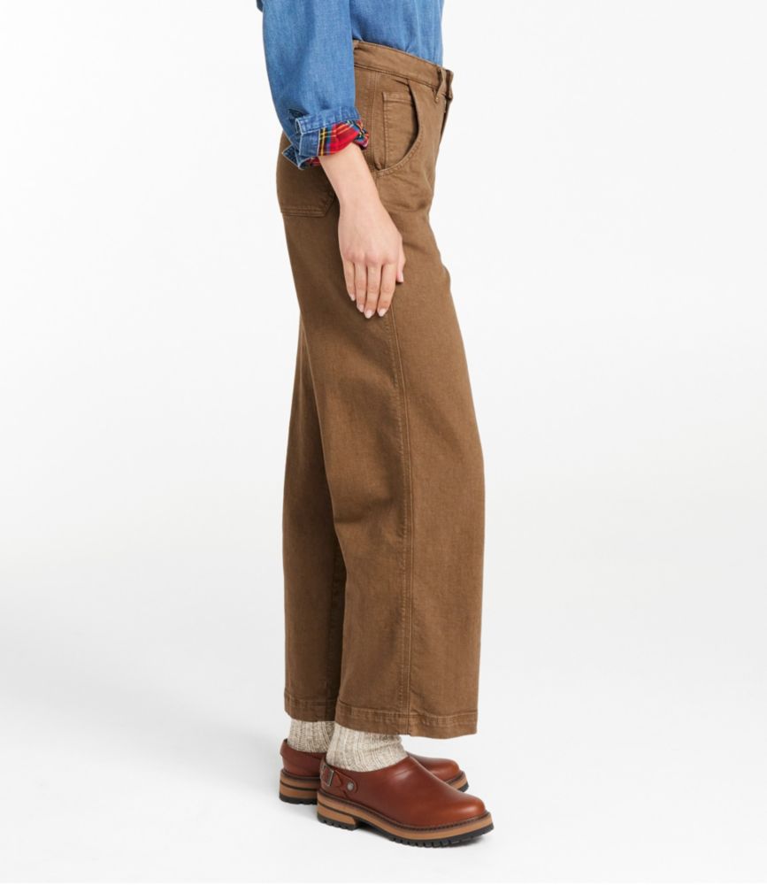 Women's 207 Vintage Jeans, High-Rise Wide-Leg Colors, Maple Brown, small image number 4