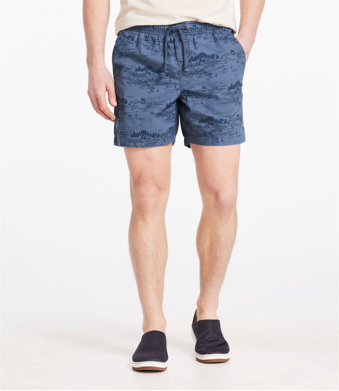 Men's Dock Shorts, 6", Print
