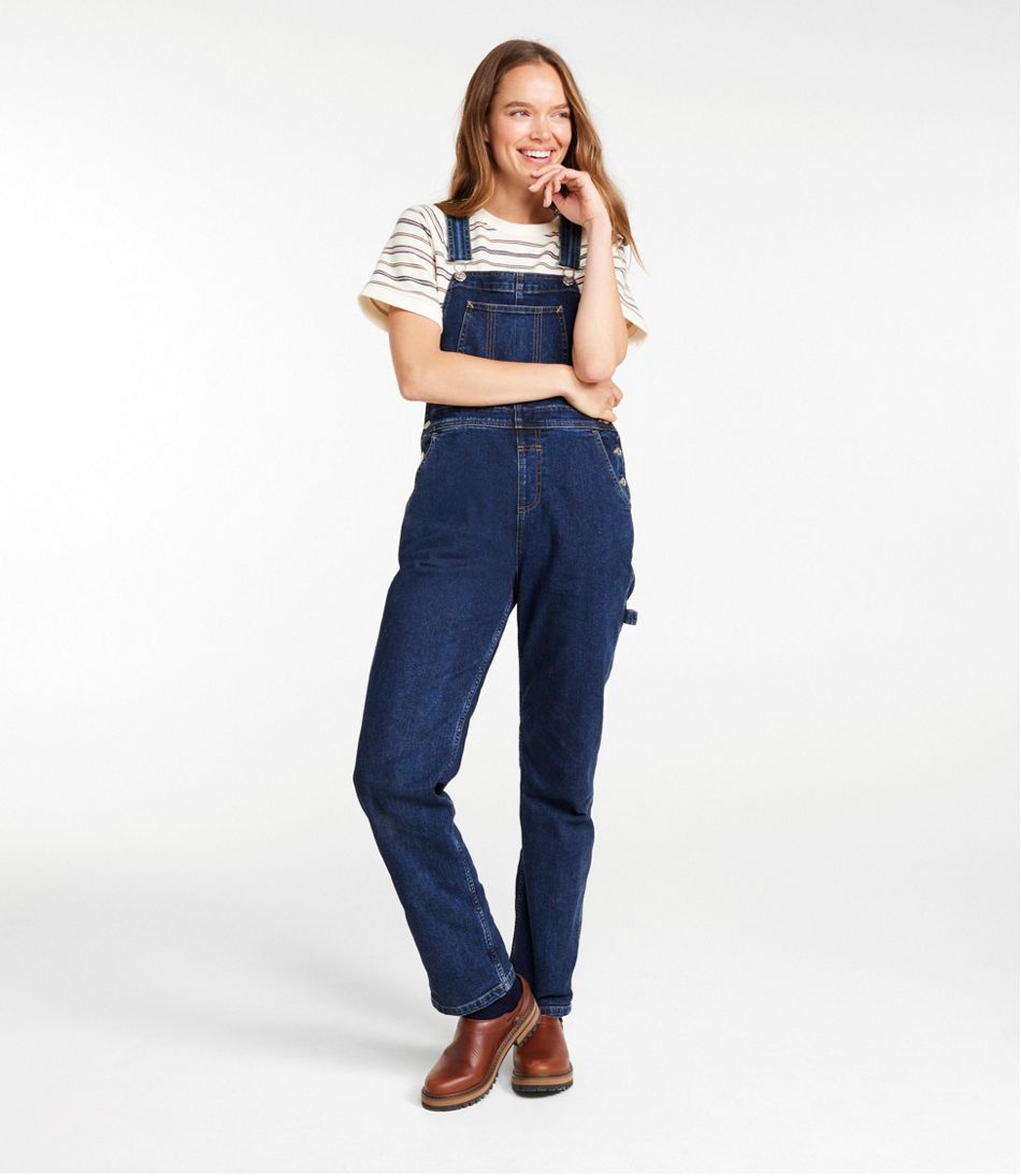 Organic Stretch Cotton Twill Relaxed Overalls
